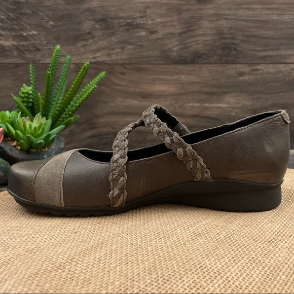 NIB Aetrex Ada Comfort Leather Mary Jane Shoes 38 - Picture 6 of 12